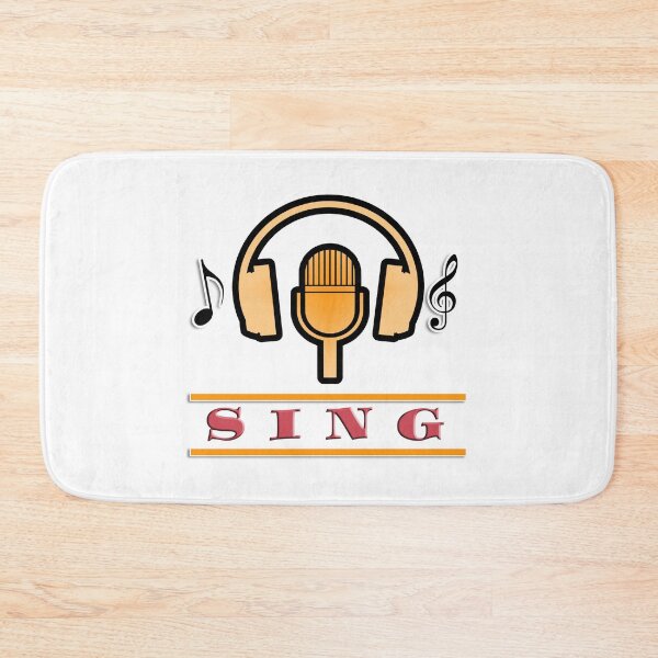 Item preview, SING Headphone Studio Microphone Design | Cool designed and sold by Amazing Arts Designs.
