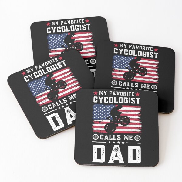 Item preview, Bike Riding Dad Cycling Father designed and sold by DadJokeDescript.