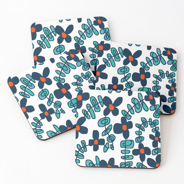 Item preview, Simple Minimalist Scandinavian Floral Pattern #1 designed and sold by Deutschic.