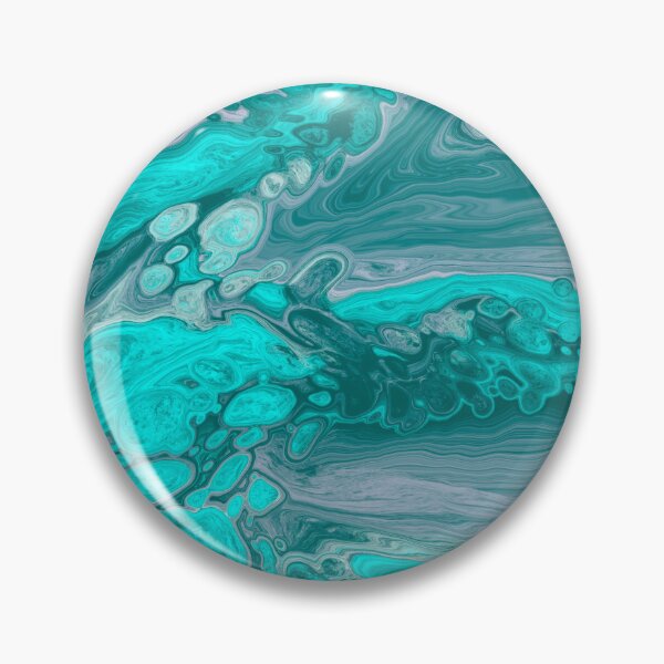 Item preview, Aqua Blue Abstract Geode designed and sold by SparkyMae.