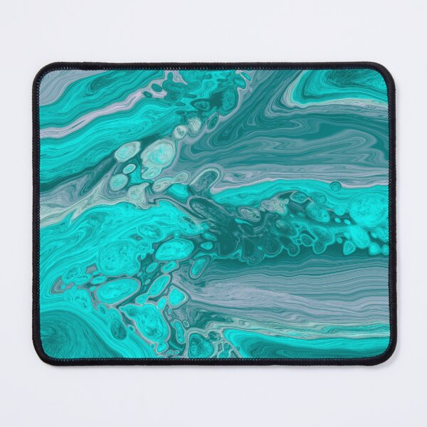 Item preview, Aqua Blue Abstract Geode designed and sold by SparkyMae.
