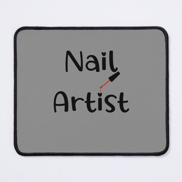 Item preview, Nails Shape Nail Artist Nails Artists Aprons Text Nail Salon Gifts Idea For Womens designed and sold by Dr.YesOrNo.