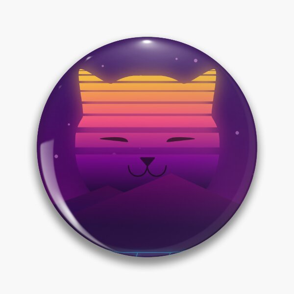 Item preview, Catwave Vaporcat Synthwave Motif 80s 90s Synth designed and sold by DerNerd.