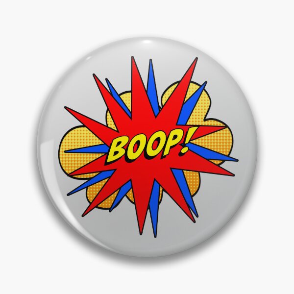 Item preview, BOOP Comic Burst Red and Blue designed and sold by 8PawsStudio.