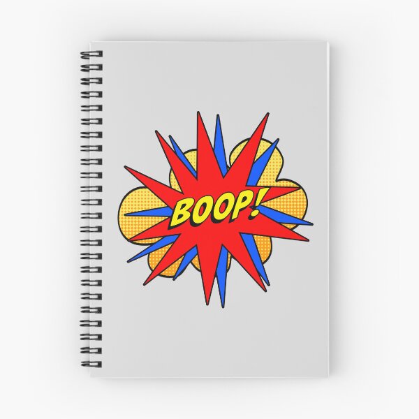 Item preview, BOOP Comic Burst Red and Blue designed and sold by 8PawsStudio.