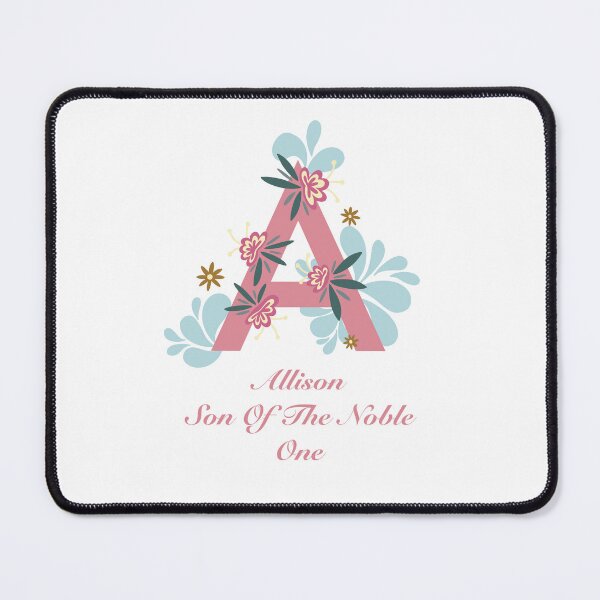 Item preview, Meaning Of The Name Allison designed and sold by BookishWoo.