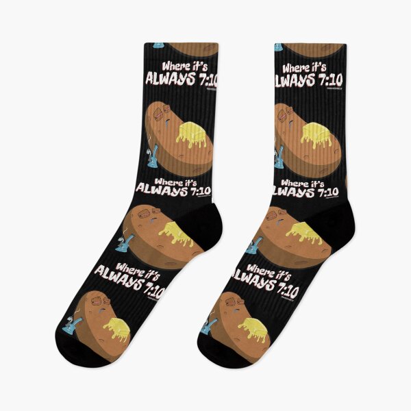 Item preview, Stoned baked potato cartoon-where its always 710 designed and sold by YomeHayin.