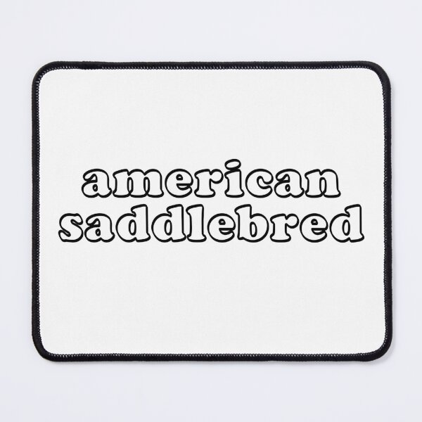 Item preview, American Saddlebred Bubble Letters designed and sold by theaadesigns.