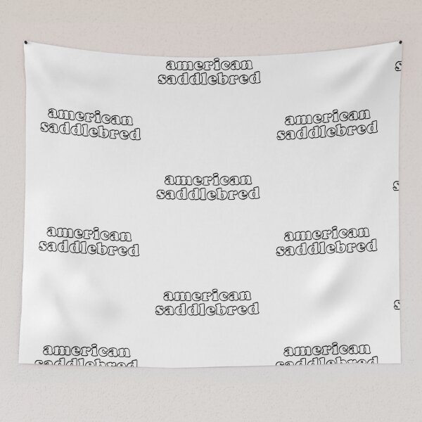 Item preview, American Saddlebred Bubble Letters designed and sold by theaadesigns.