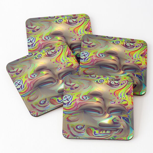 Item preview, Freak your friends out! - Super Trippy Face - Totally psychedelic designed and sold by CattlettArt.