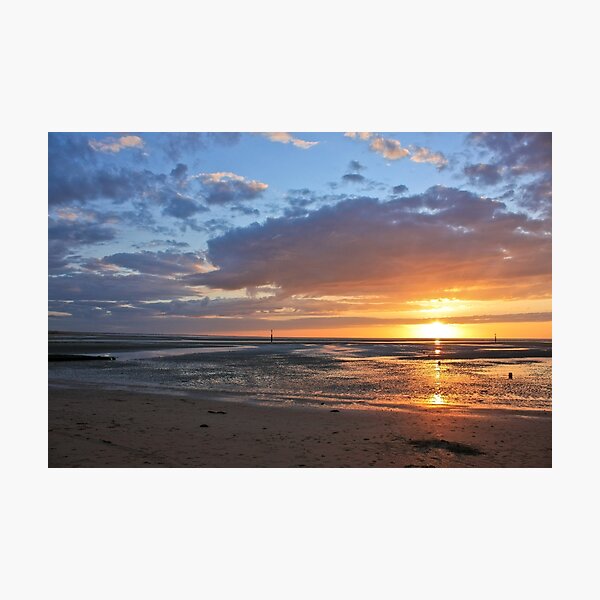 Sunset in Normandy Photographic Print