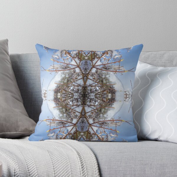Snow Bow #6 Throw Pillow