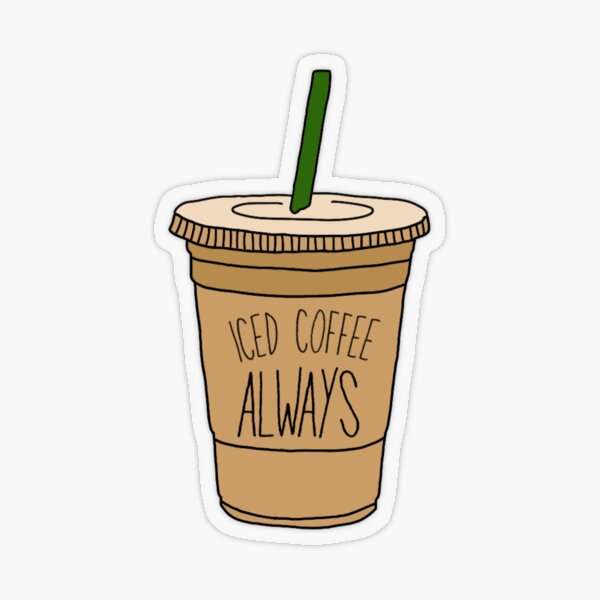 Item preview, iced coffee always designed and sold by katelynstum.