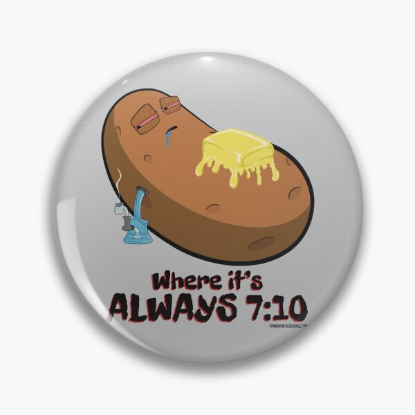 Item preview, Stoned baked potato cartoon-where its always 710 designed and sold by YomeHayin.