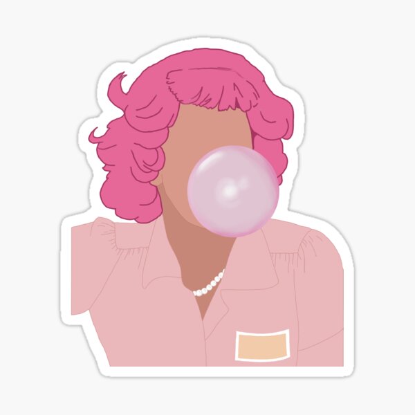 Vista previa del artículo con la obra «gabacho», diseñado y vendido por dazedstickerz.