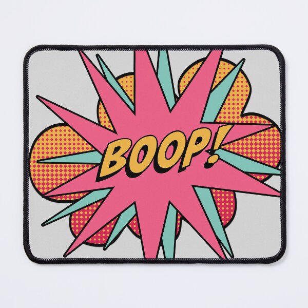Item preview, BOOP Comic Burst Pink and Duck Egg Blue designed and sold by 8PawsStudio.