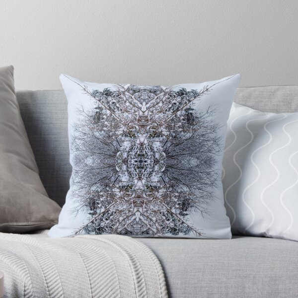 Snow Bow #5 Throw Pillow
