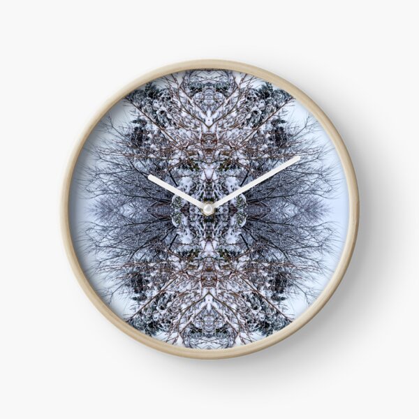 Snow Bow #5 Clock