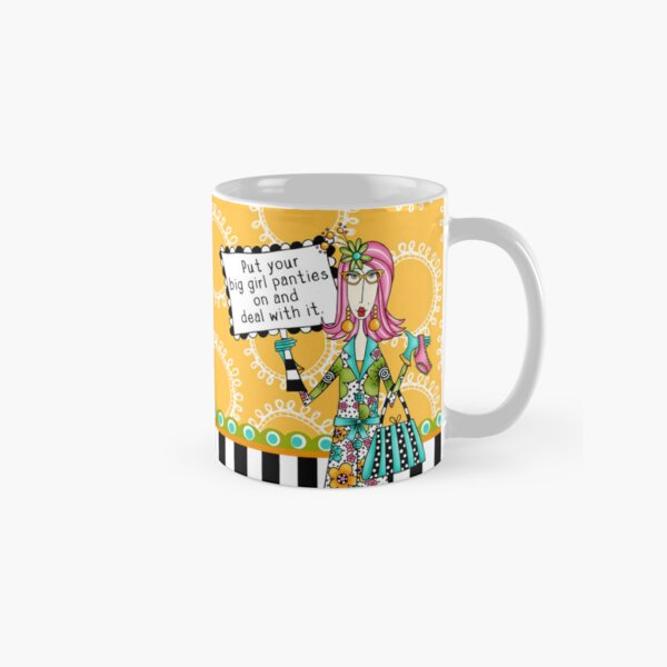 Don't Get Your Panties in A Bunch Coffee Mug Funny Humorous Gag Gift 