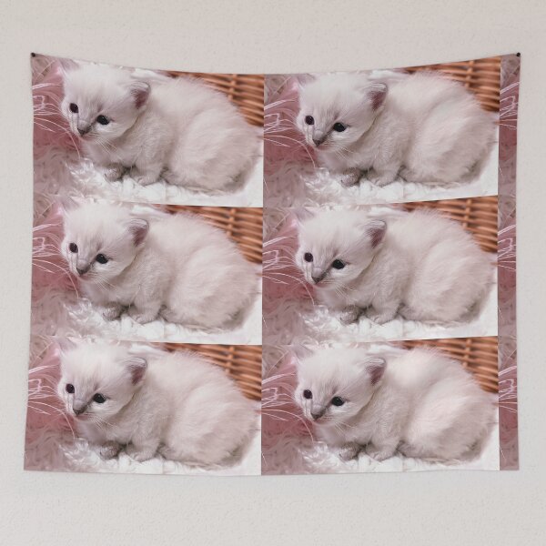 Item preview, Sweet lynx ragdoll kitty designed and sold by Fluffycat2020.