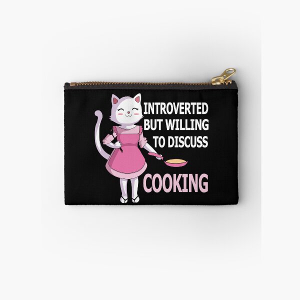 Item preview, Introverted But Willing To Discuss Cooking , Cats Kitten Pet Lover  designed and sold by SaliDesigner.