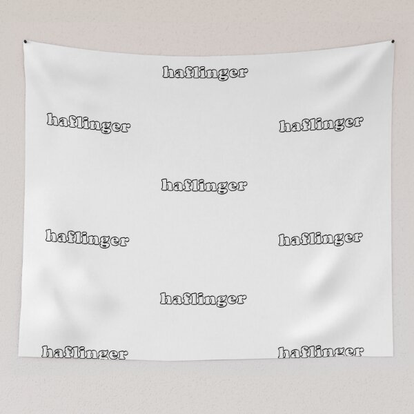 Item preview, Haflinger Horse Bubble Letters designed and sold by theaadesigns.