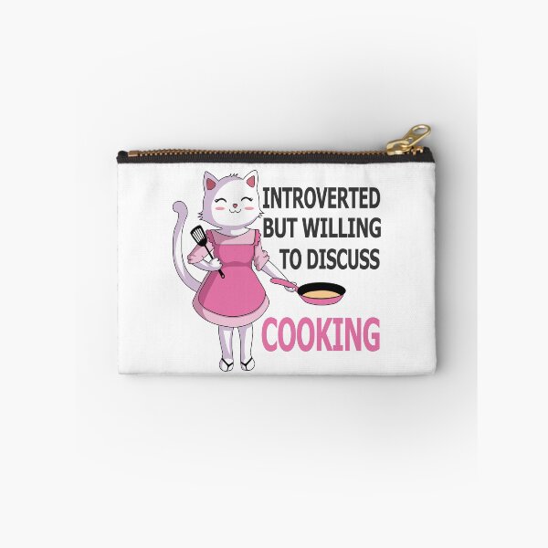 Item preview, Introverted But Willing To Discuss Cooking , Cats Kitten Pet Lover  designed and sold by SaliDesigner.