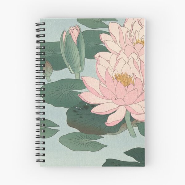 Item preview, JAPAN ART UKIYO-E PINK WATERLILY designed and sold by hslim.