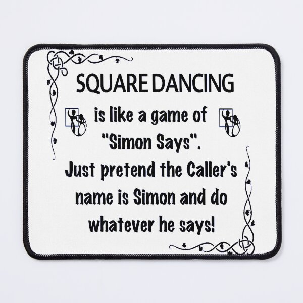 Item preview, SQD SS BLK designed and sold by Square Dancing Gifts & Merchandise.