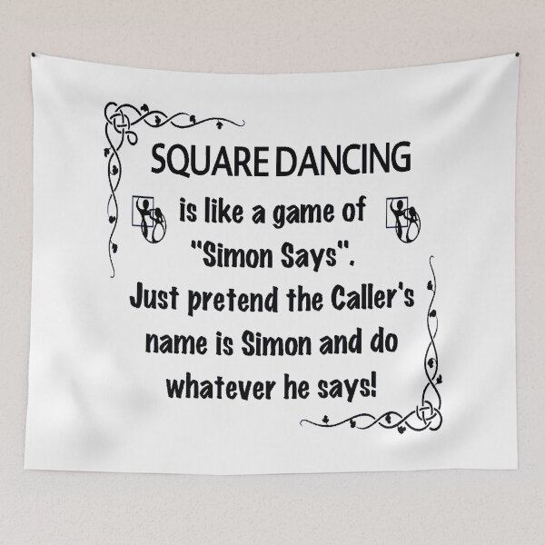 Item preview, SQD SS BLK designed and sold by Square Dancing Gifts & Merchandise.