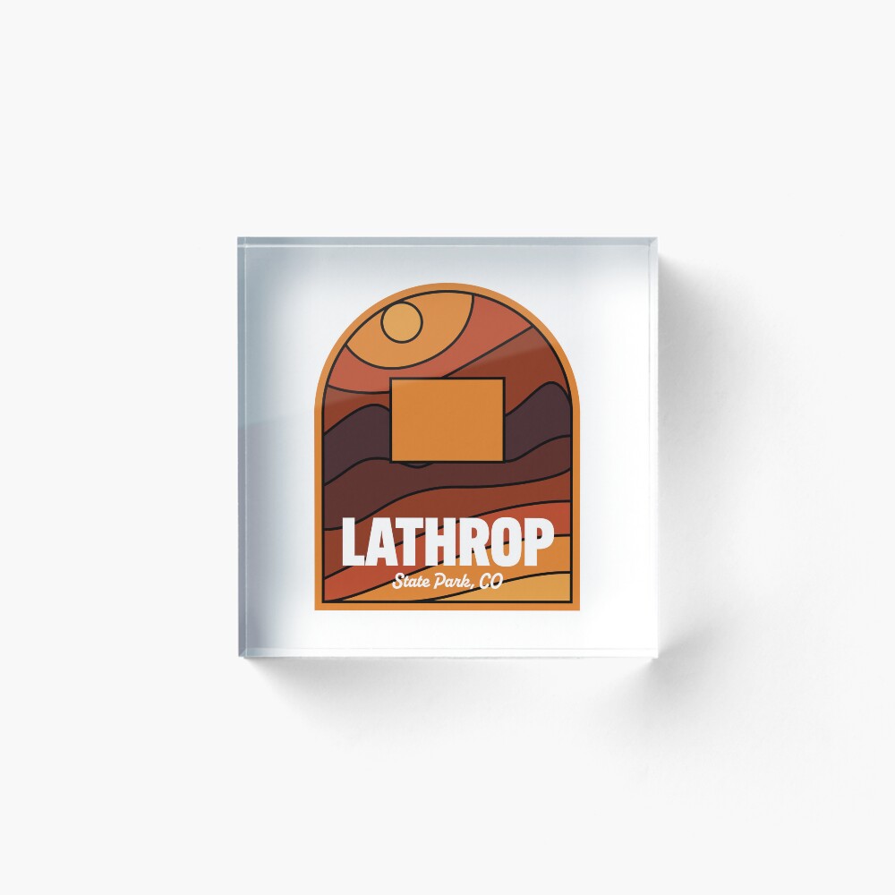 Vista previa del artículo con la obra «Bloque acrílico», diseñado y vendido por HalpinDesign.