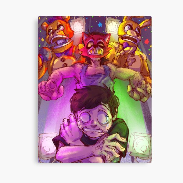 61187 Markiplier Five Night's at Freddy's 4 36x24 WALL PRINT