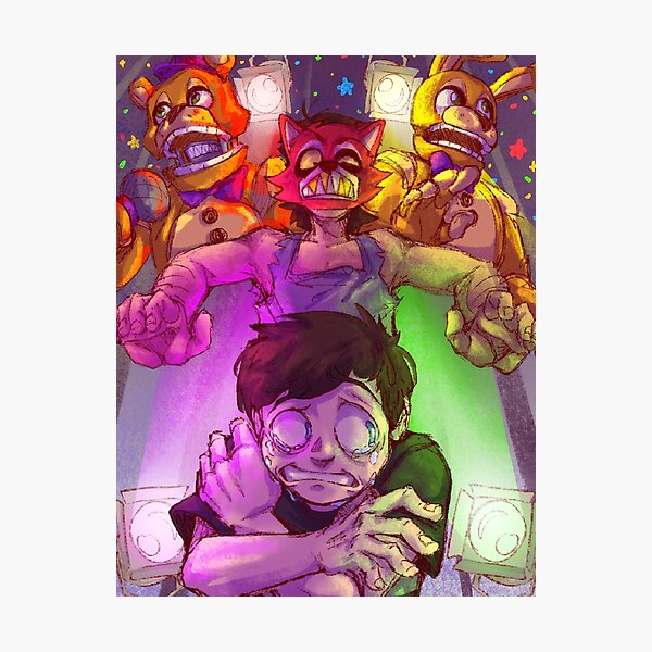 Five Nights at Freddy's - FNAF 4 - Nightmare Freddy Photographic Print for  Sale by Kaiserin