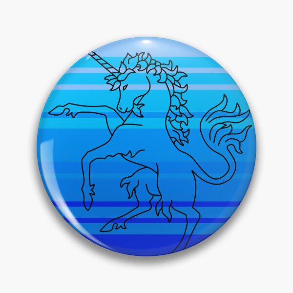 Item preview, Heraldic Unicorn on Contemporary Background designed and sold by geekymindus.