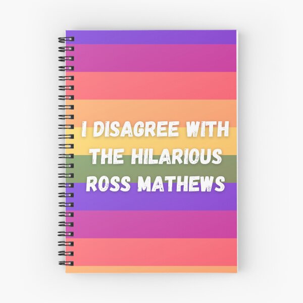 Item preview, i disagree with the hilarious ross mathews (white text, rainbow flag) designed and sold by tessismore.