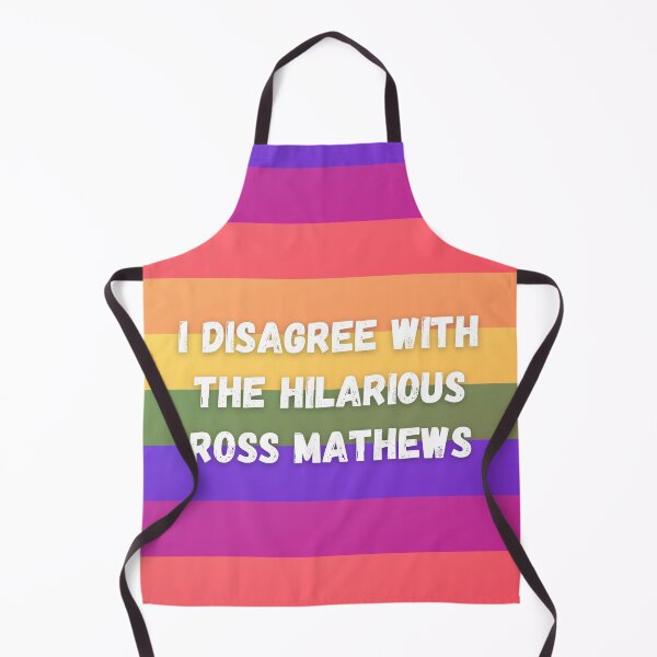 Item preview, i disagree with the hilarious ross mathews (white text, rainbow flag) designed and sold by tessismore.