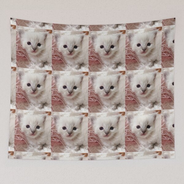 Item preview, Sweet lynx ragdoll kitty designed and sold by Fluffycat2020.