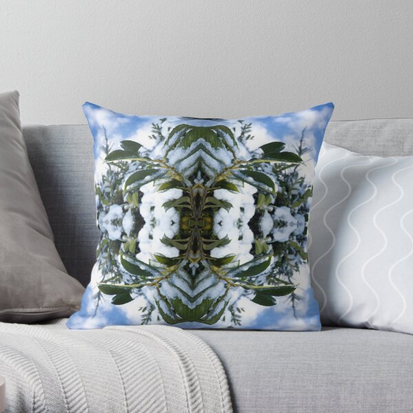 Snow Bow #3 Throw Pillow