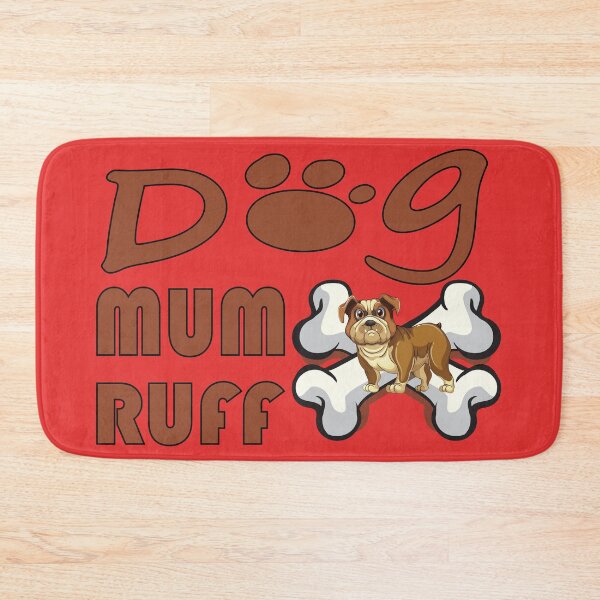 Item preview, Dog Mum Ruff Funny dog for dogs lovers designed and sold by FastHub.