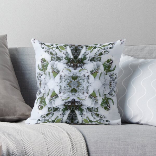 Snow Bow #4 Throw Pillow