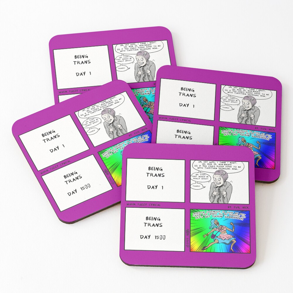 Item preview, Coasters (Set of 4) designed and sold by Evil-Nick.