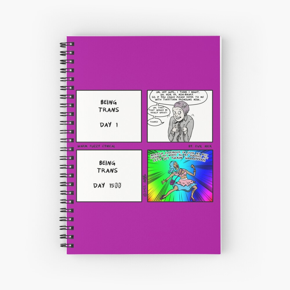 Item preview, Spiral Notebook designed and sold by Evil-Nick.