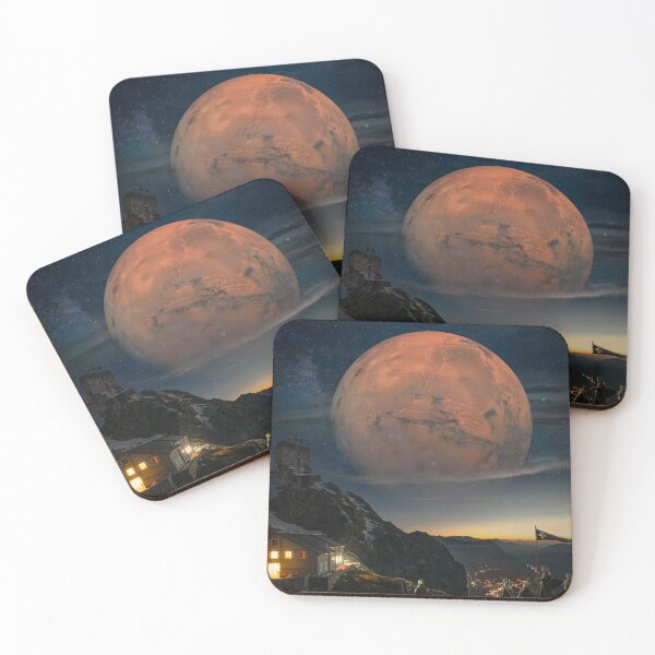 Item preview, Humans in front of mars designed and sold by pirikiti64-.