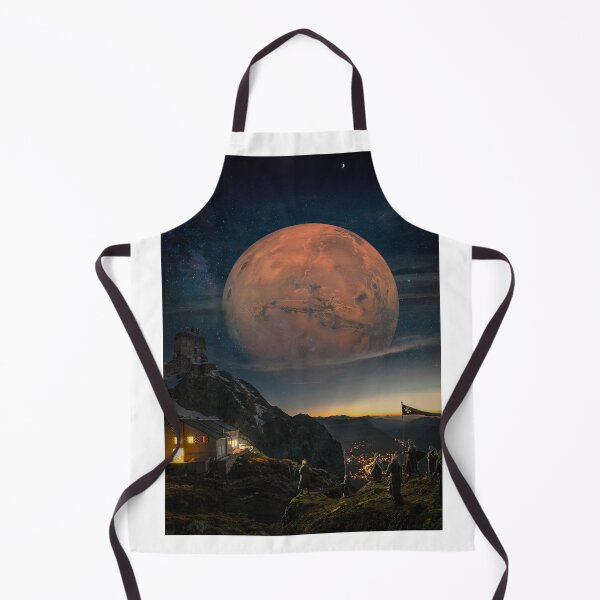 Item preview, Humans in front of mars designed and sold by pirikiti64-.