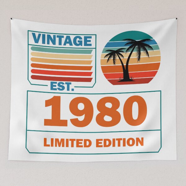 Item preview, Vintage Aged to perfection est 1980 designed and sold by Rami Khalifah.