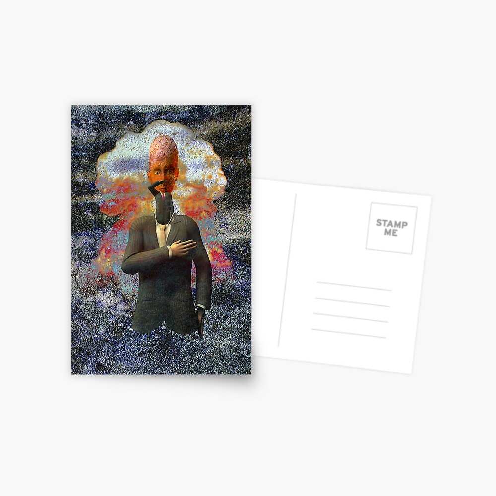 Blind Patriotism Postcard