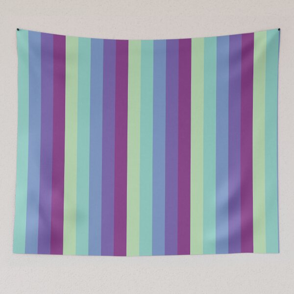 Item preview, Purple Blue Gradient Vertical Five Stripes  designed and sold by LoloTrends.