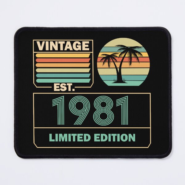 Item preview, Vintage Aged to perfection est 1981 designed and sold by Rami Khalifah.