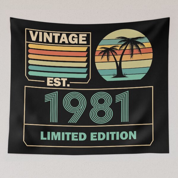 Item preview, Vintage Aged to perfection est 1981 designed and sold by Rami Khalifah.