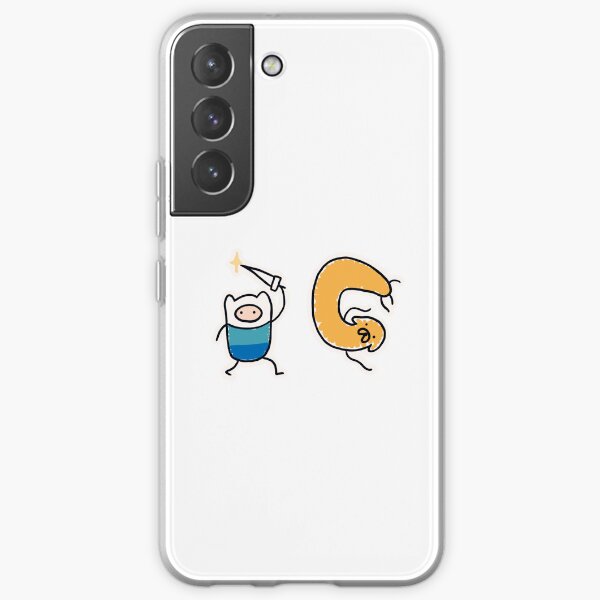 finn and jake doodle Samsung Galaxy Soft Case